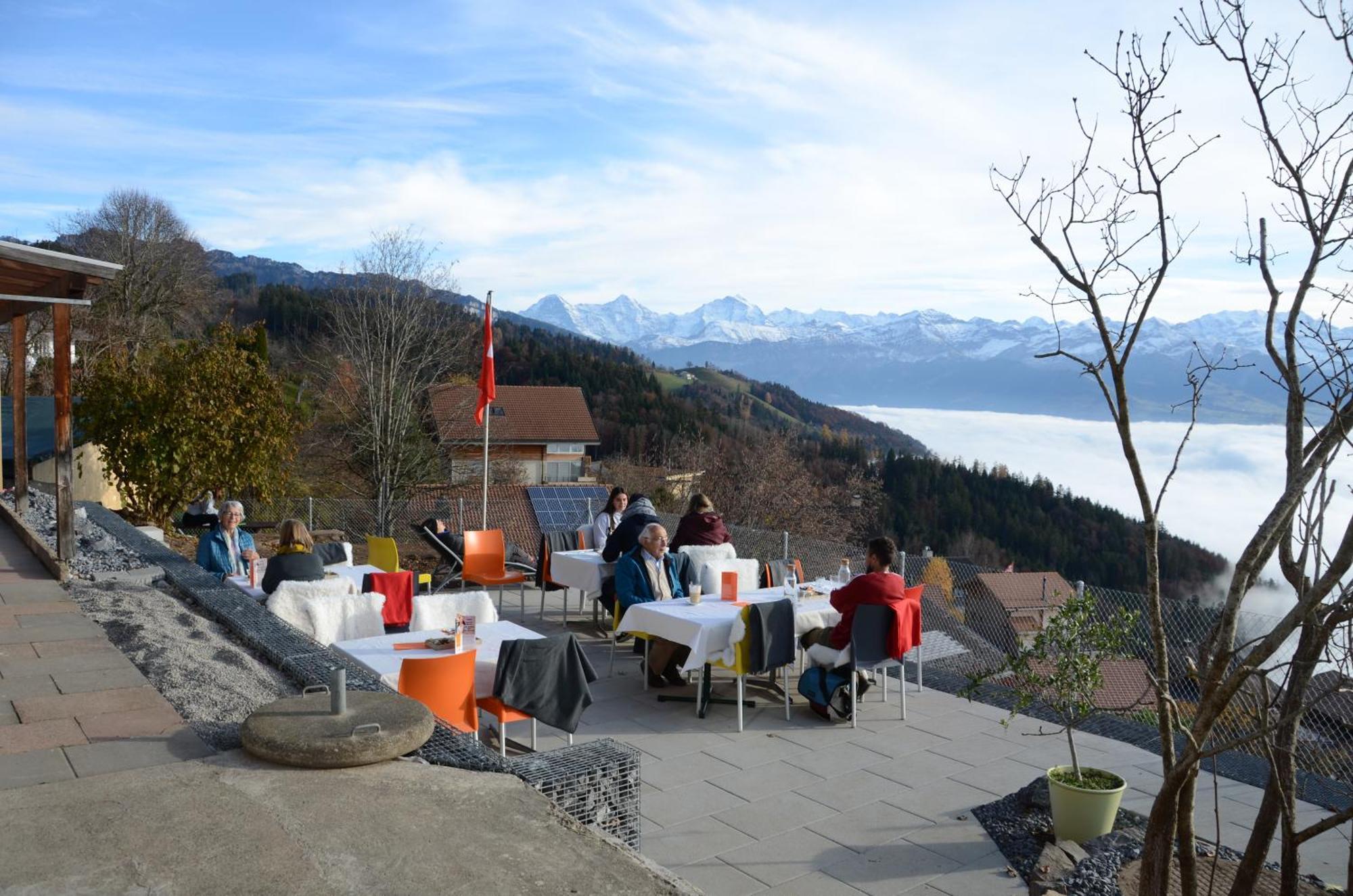 Guesthouse Sonnegg Heiligenschwendi Esterno foto